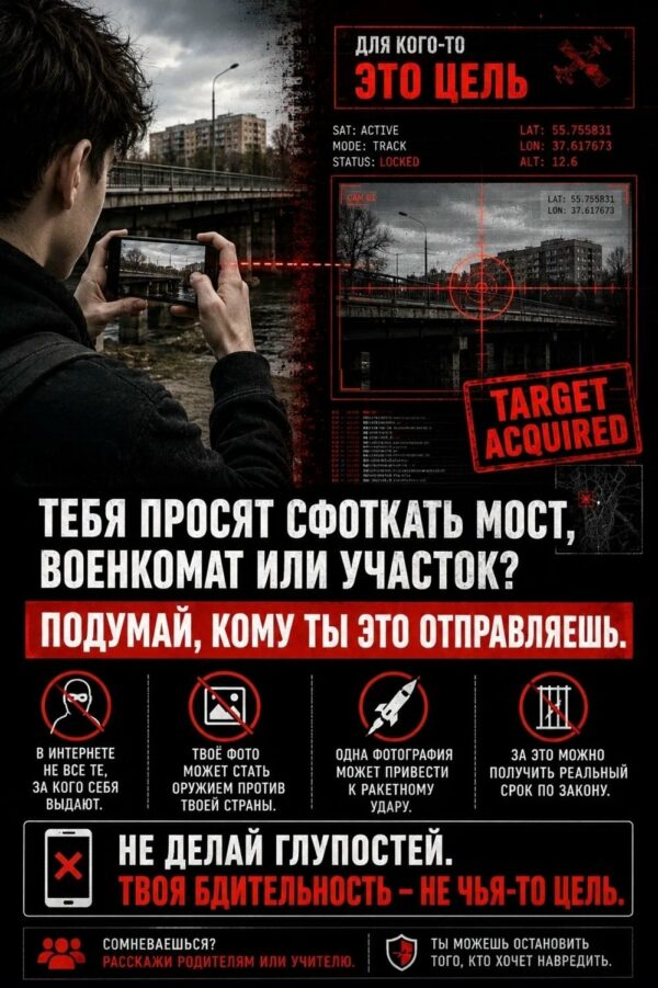 Враг расставляет ловушки в видеоиграх, чтобы вовлечь подростков в диверсионную деятельность.