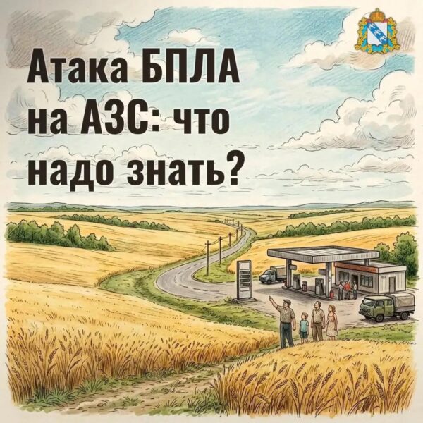 В Курской области, как и в некоторых других регионах страны, возросло число ударов ВСУ по автозаправкам. В первую очередь атаки идут на близкие к границе районы. Просьба к автовладельцам: максимально осторожно действовать возле заправок. Краткий алгоритм действий.